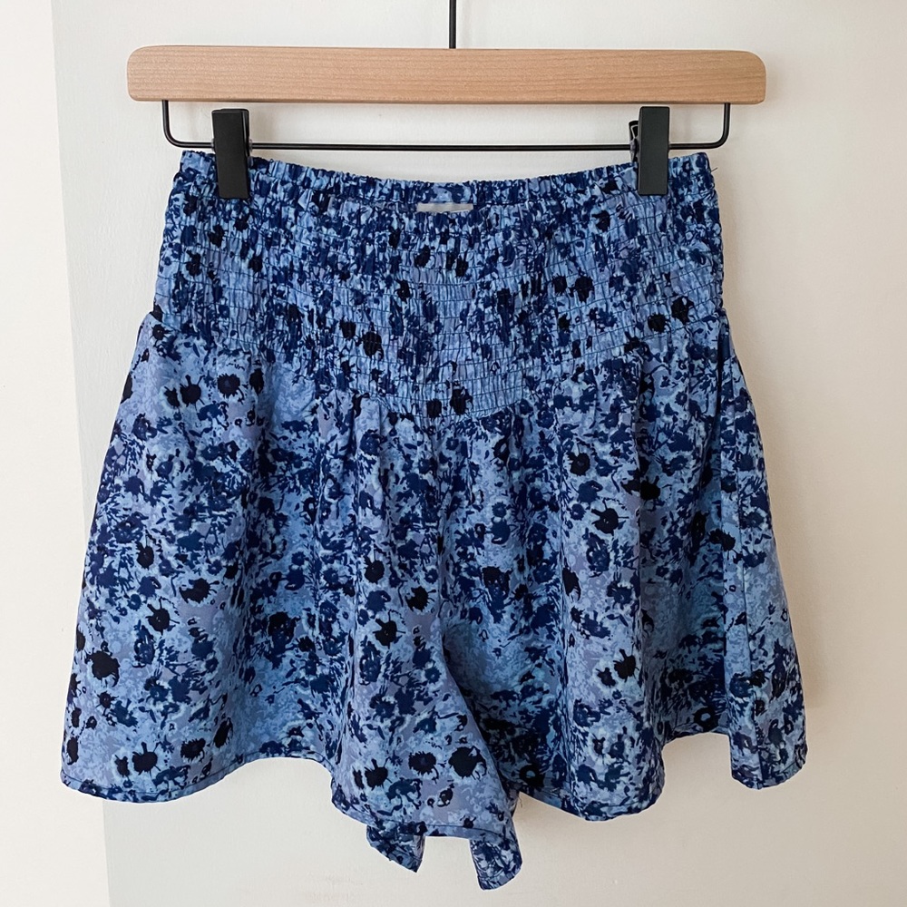 Converse One Star Floral Shorts/Skirt in Blue
